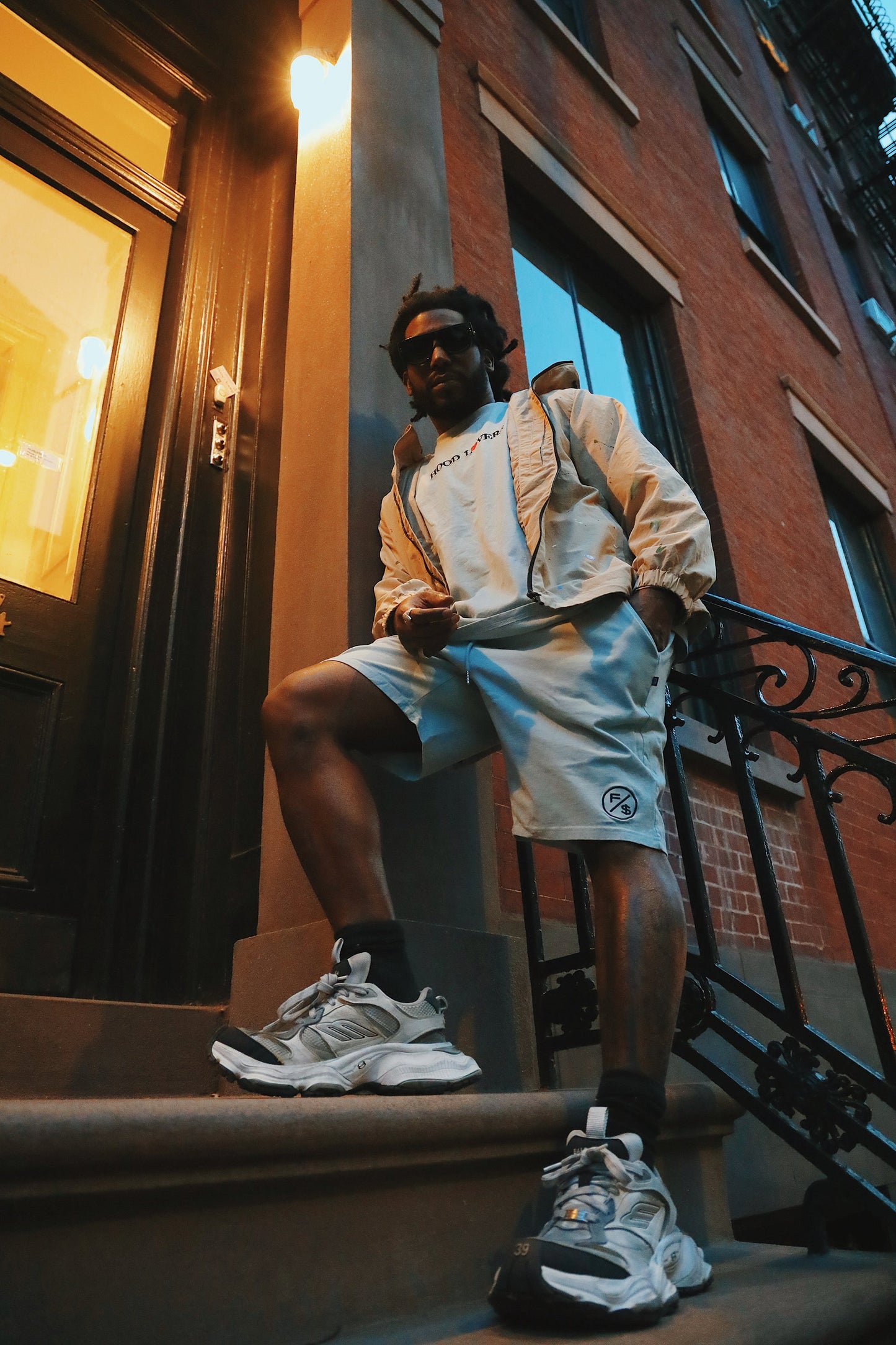 Oversized Streetwear Shorts – Hood Lover Graphic Shorts – Relaxed Fit