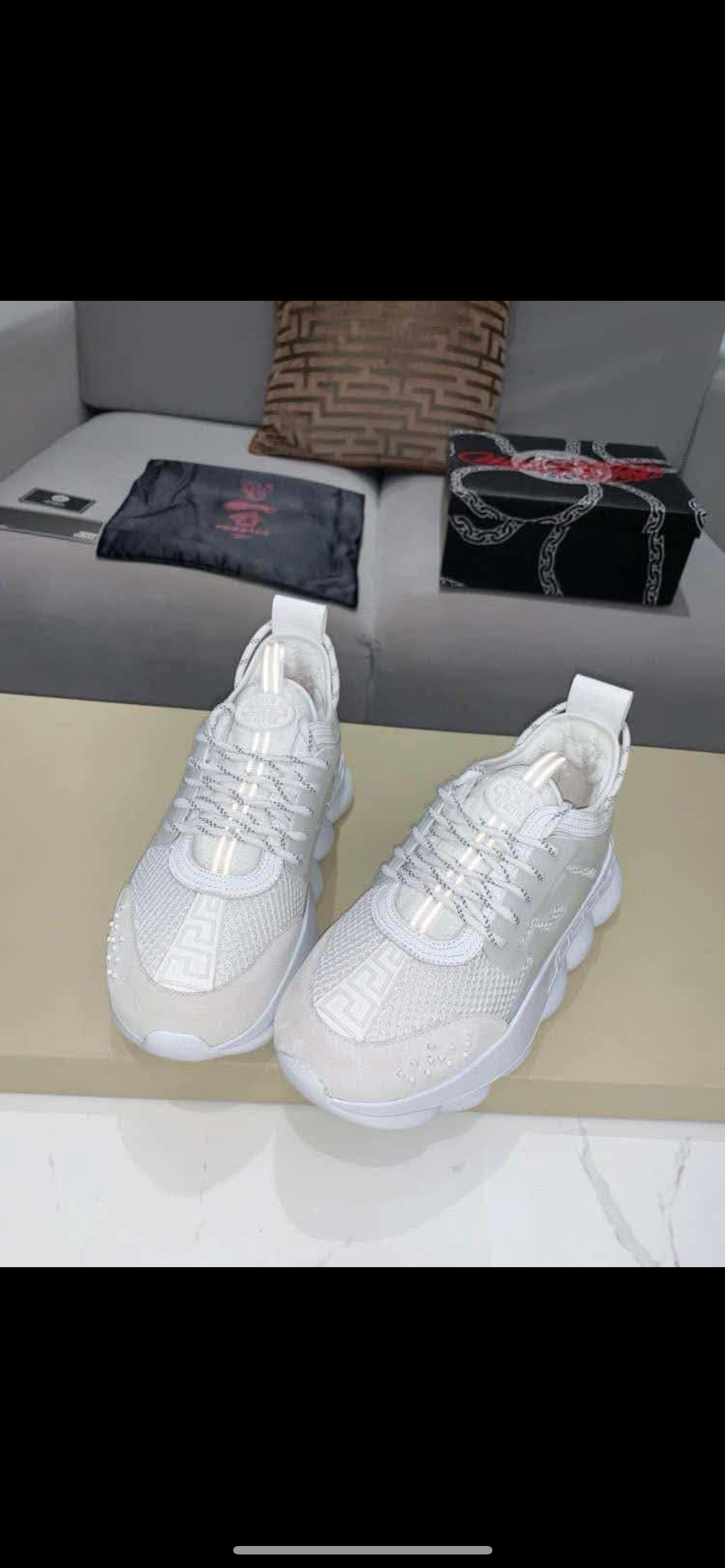 Chain Reaction Sneakers - Rose In Concrete 🥀