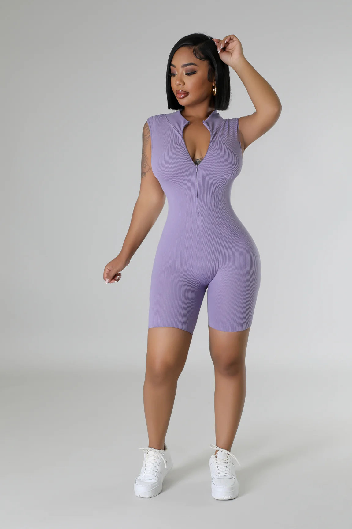 Running Into You Romper