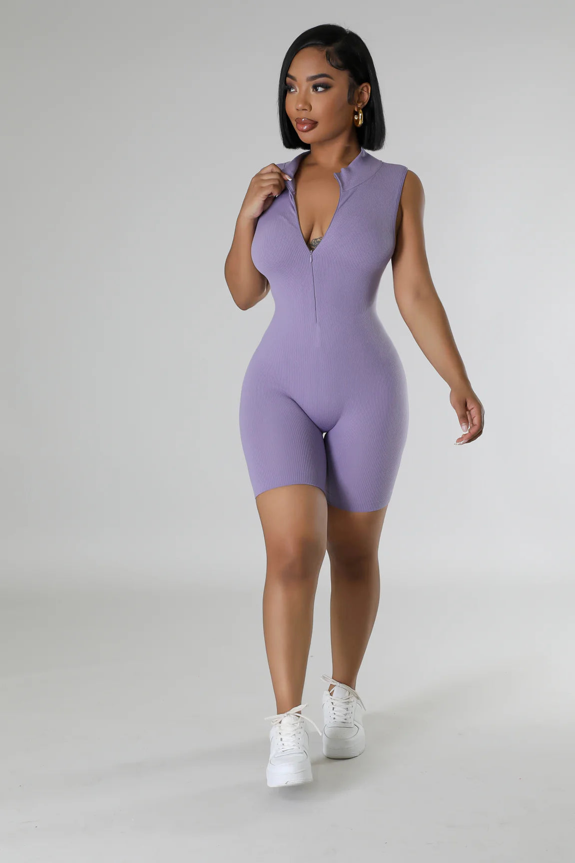 Running Into You Romper