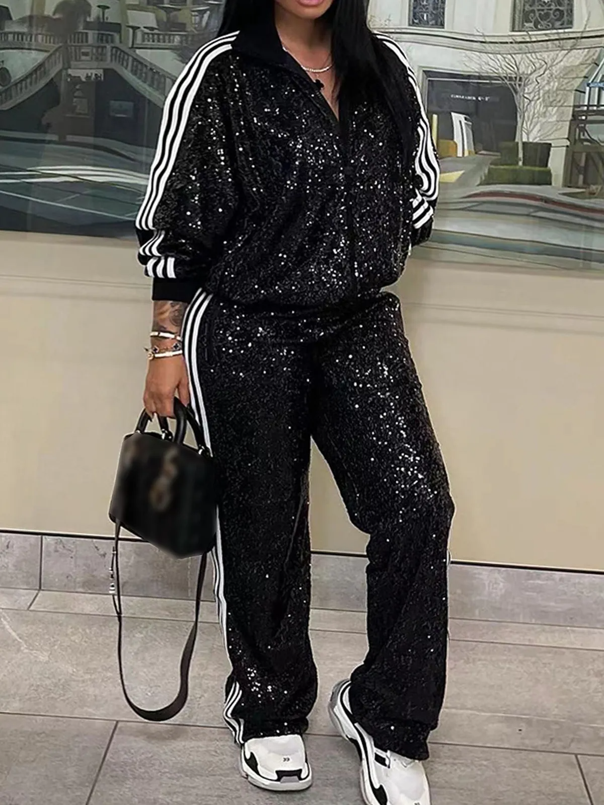 Sequin Two-Piece Set