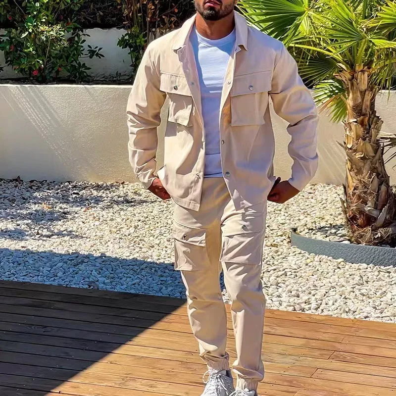 Casual Multi-Pocket Jogger Set