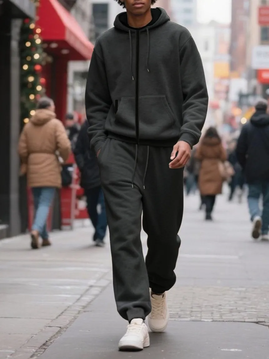 Casual Two-Piece Sweatsuit