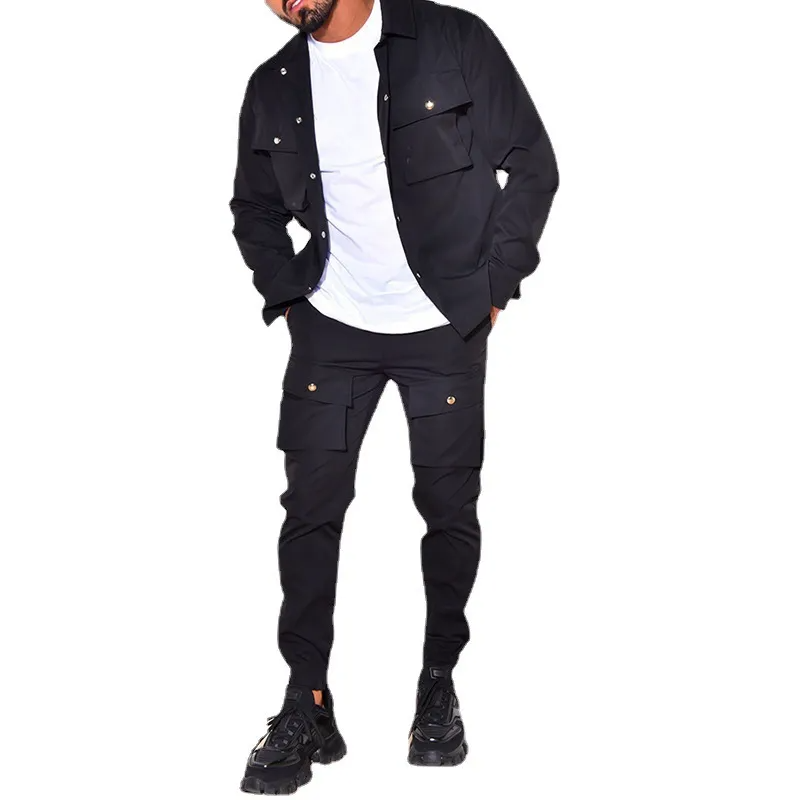 Casual Multi-Pocket Jogger Set