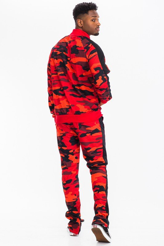 Camo Tracksuit Set - Rose In Concrete 🥀