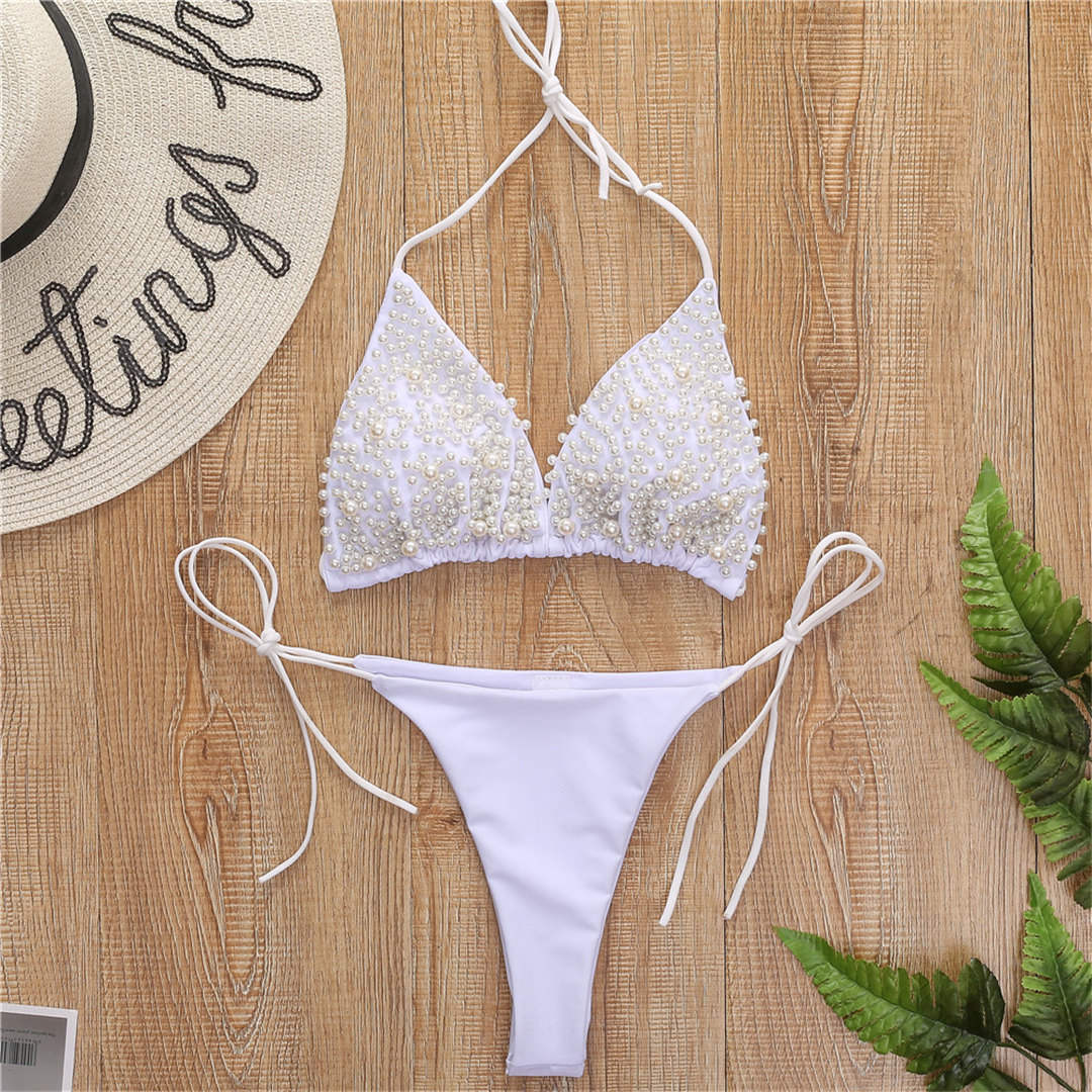 A Lady in Pearls Bikini - Rose In Concrete 🥀