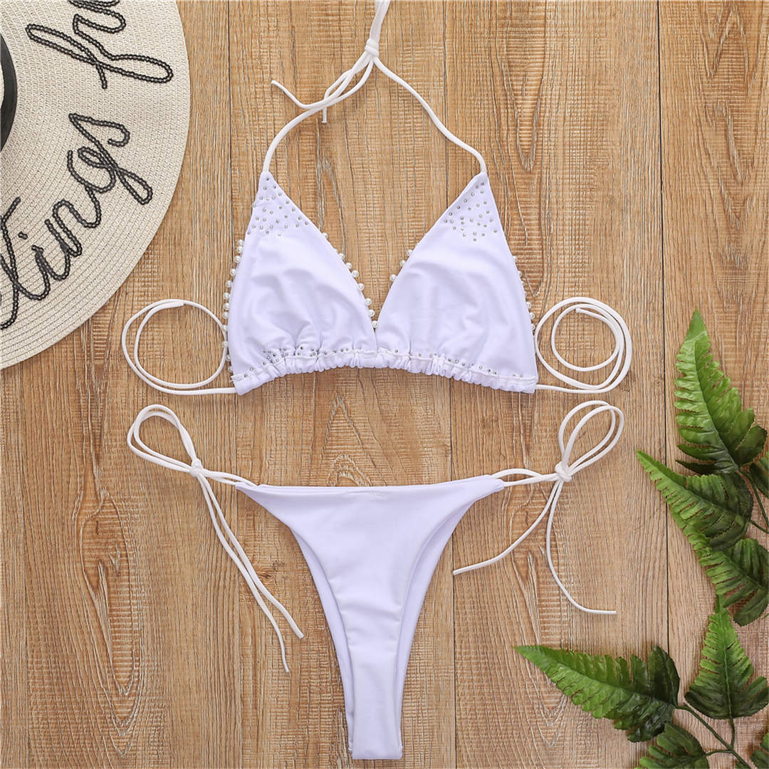 A Lady in Pearls Bikini - Rose In Concrete 🥀