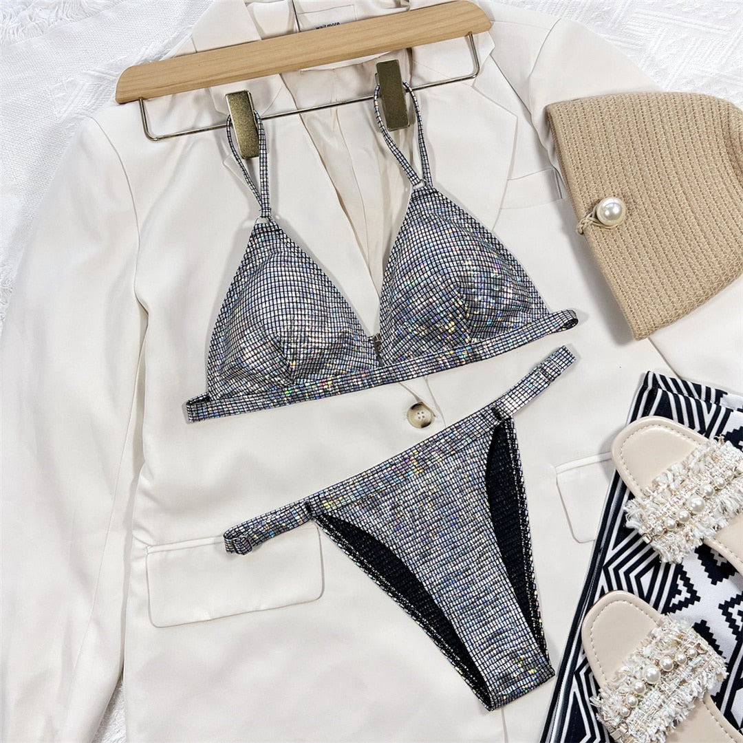 Disco Ball Bikini - Rose In Concrete 🥀