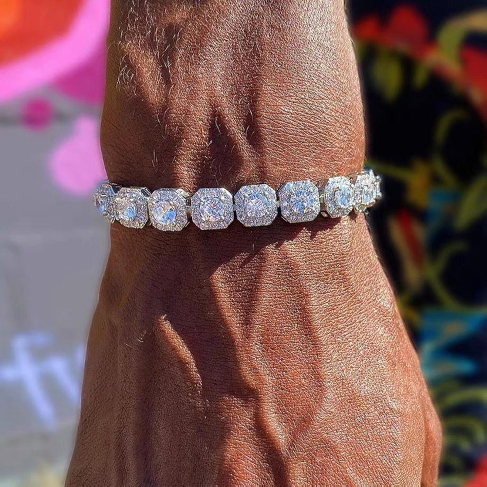 Squared Bracelet - Rose In Concrete 🥀