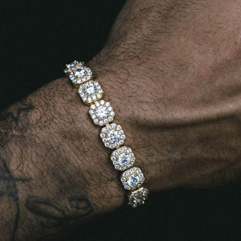 Squared Bracelet - Rose In Concrete 🥀
