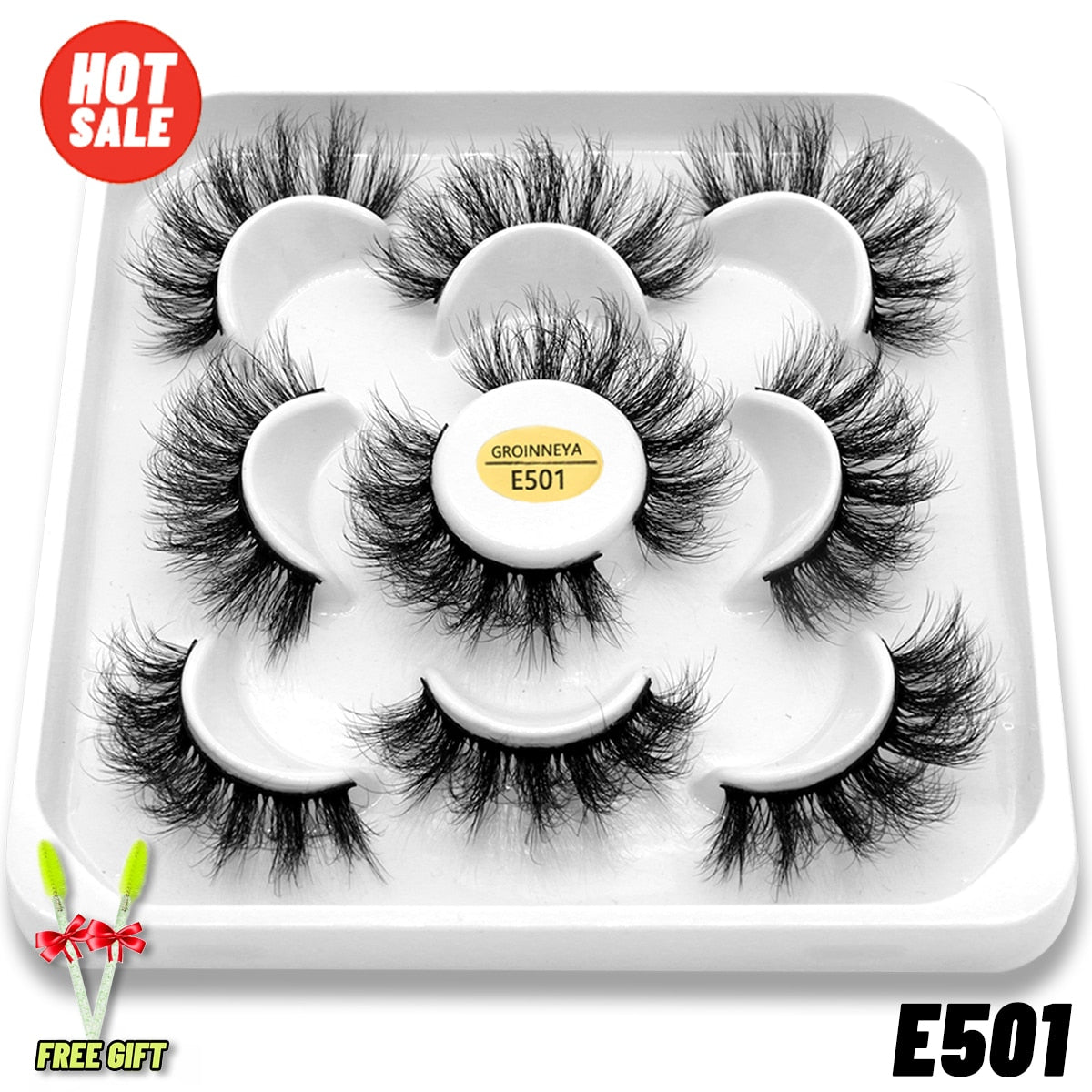 Selection 2: 3D Faux Mink Lashes - Rose In Concrete 🥀