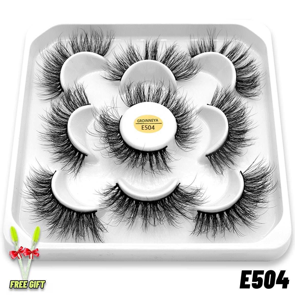 Selection 2: 3D Faux Mink Lashes - Rose In Concrete 🥀