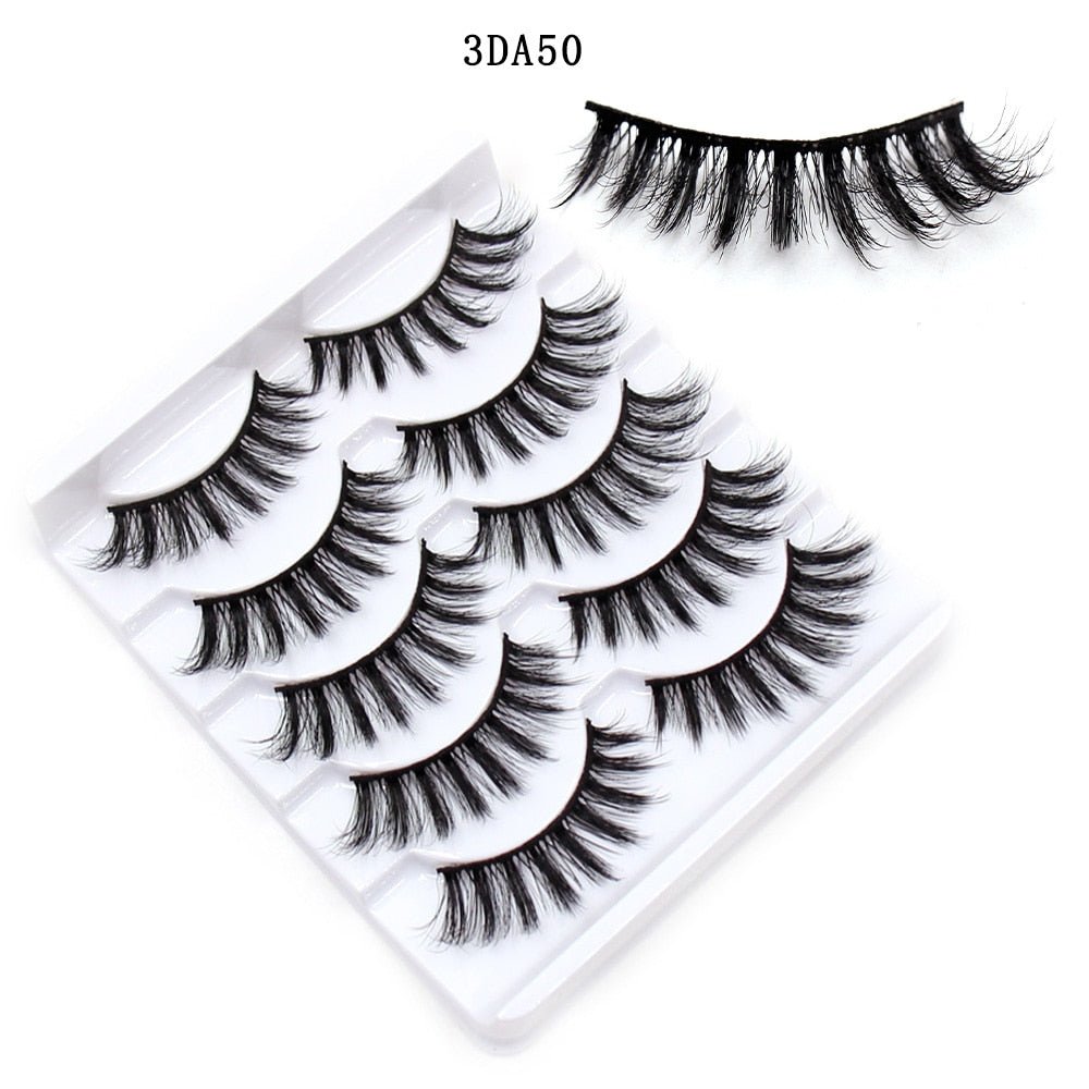 Selection 1: 3D Faux Mink Lashes - Rose In Concrete 🥀