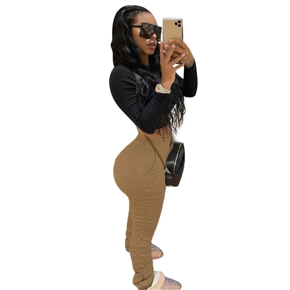 Stacked Leggings - Rose In Concrete 🥀
