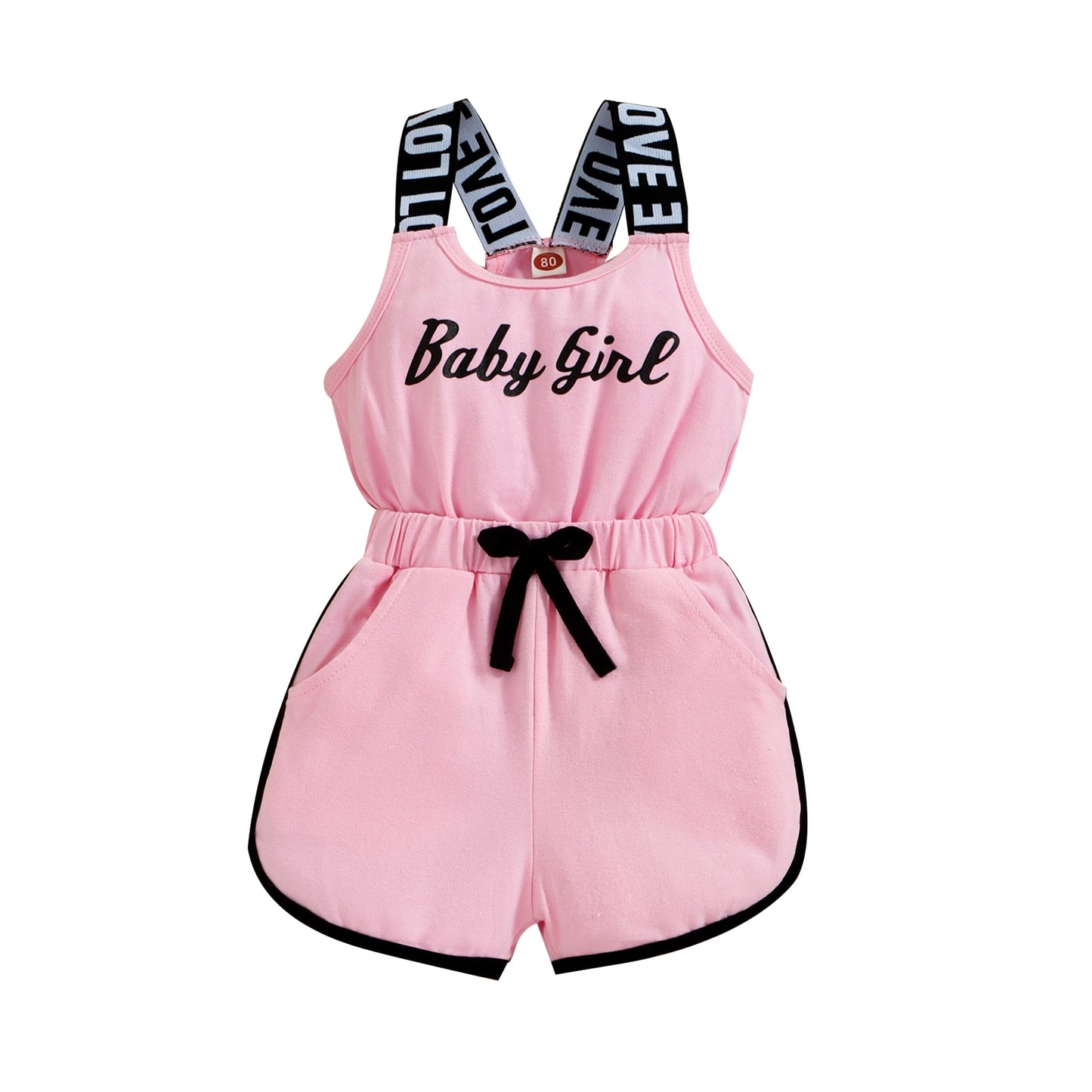Baby Girl Romper - Rose In Concrete 🥀