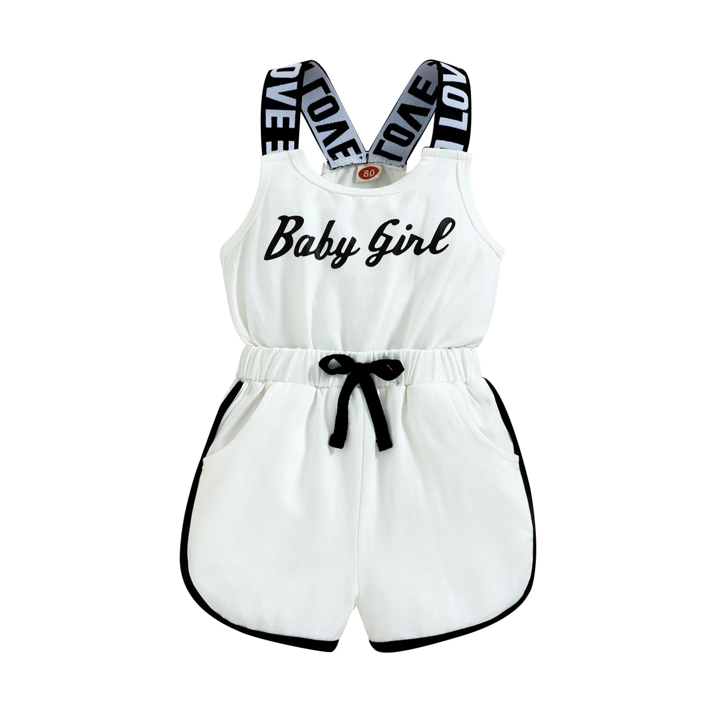 Baby Girl Romper - Rose In Concrete 🥀
