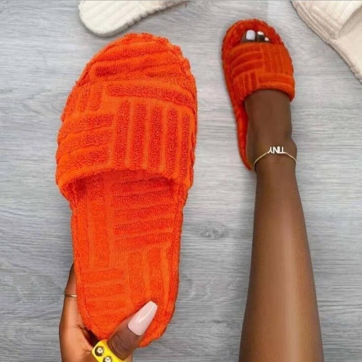 Stay in Line Slippers - Rose In Concrete 🥀
