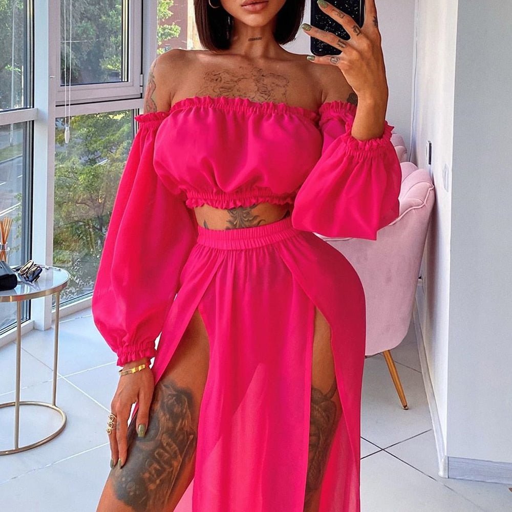 Matching Swimsuit Coverup - Rose In Concrete 🥀