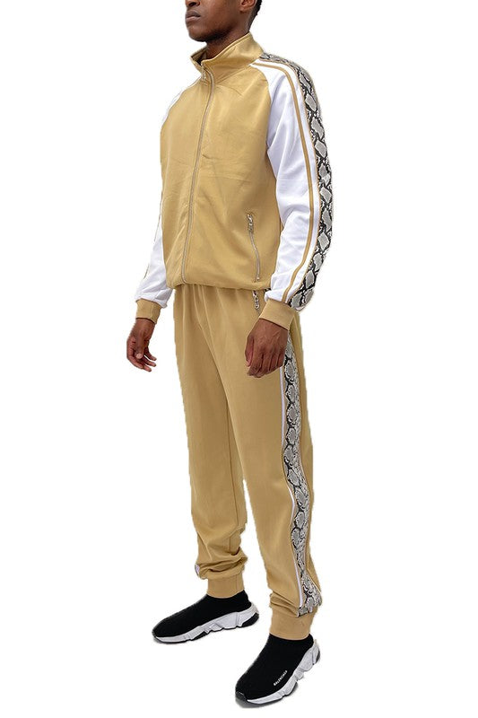 Snake Print Track Suit - Rose In Concrete 🥀