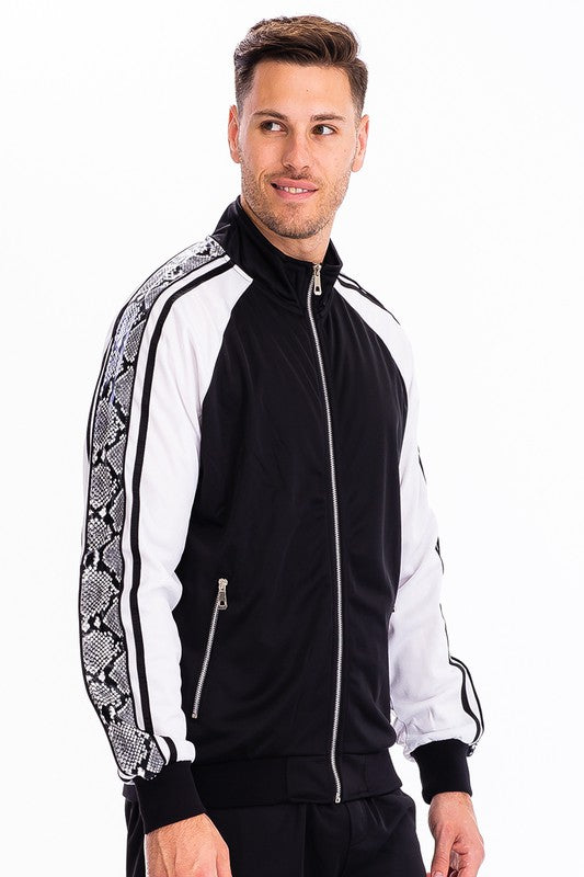 Snake Print Track Suit - Rose In Concrete 🥀