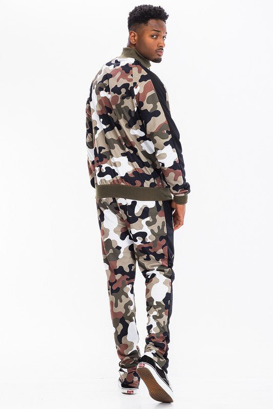 Camo Tracksuit Set - Rose In Concrete 🥀