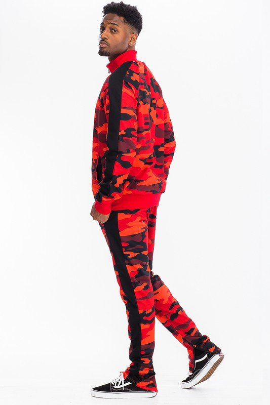 Camo Tracksuit Set - Rose In Concrete 🥀