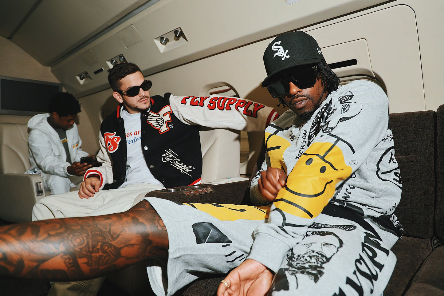 Graphic Statement Sweater – Streetwear Print Crewneck – Oversized Art Knit