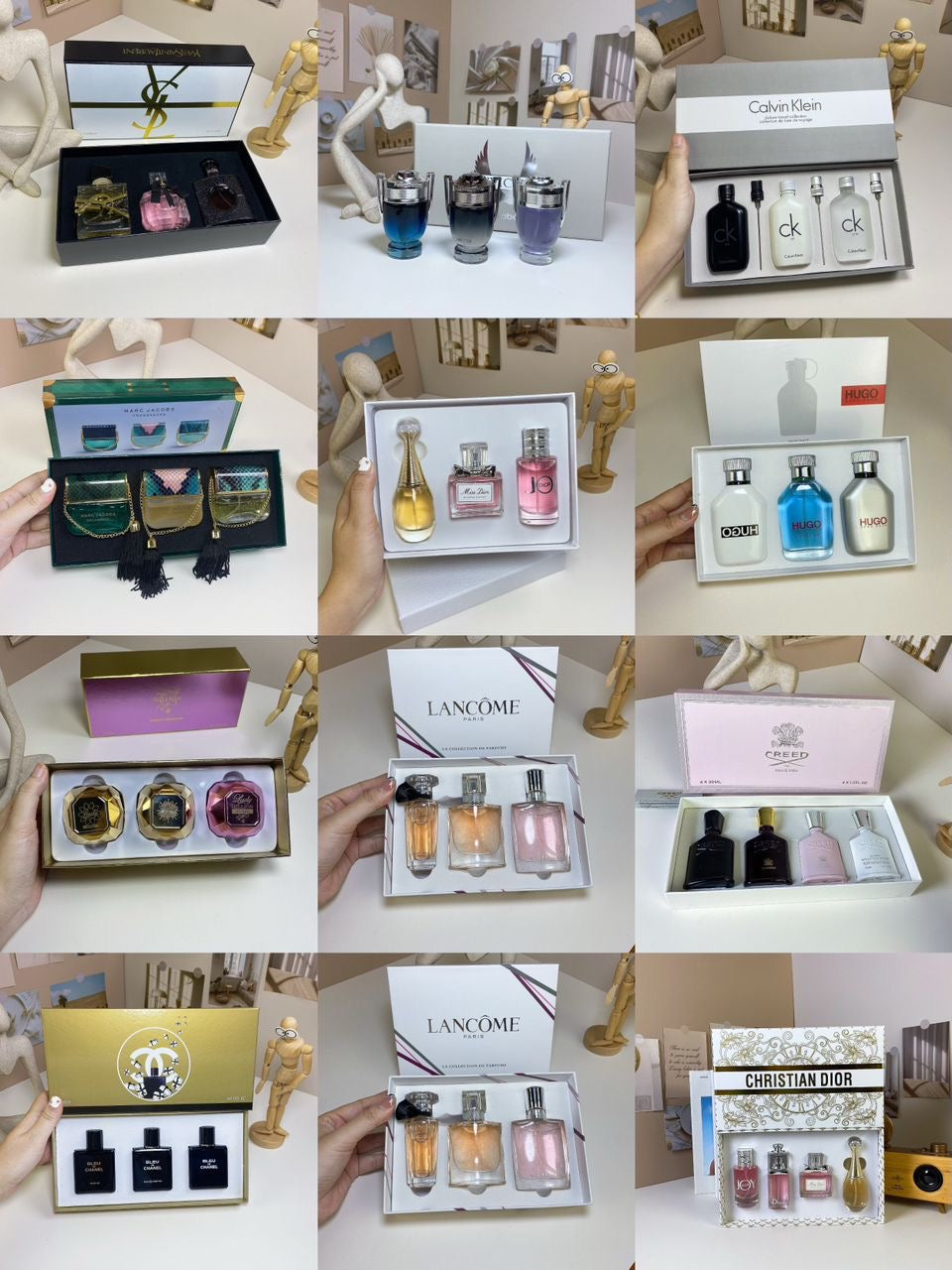 Pre-Order ** Luxury Mini Perfume Gift Sets Collection (Men & Women) - Rose In Concrete 🥀