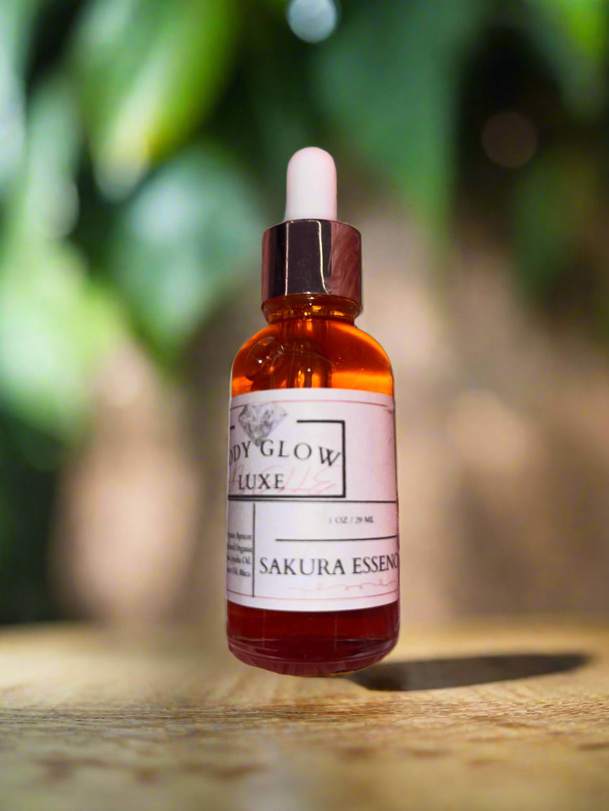Luxe Lay'Elle Body Glow | Sakura Essence| 1 Oz Bottle