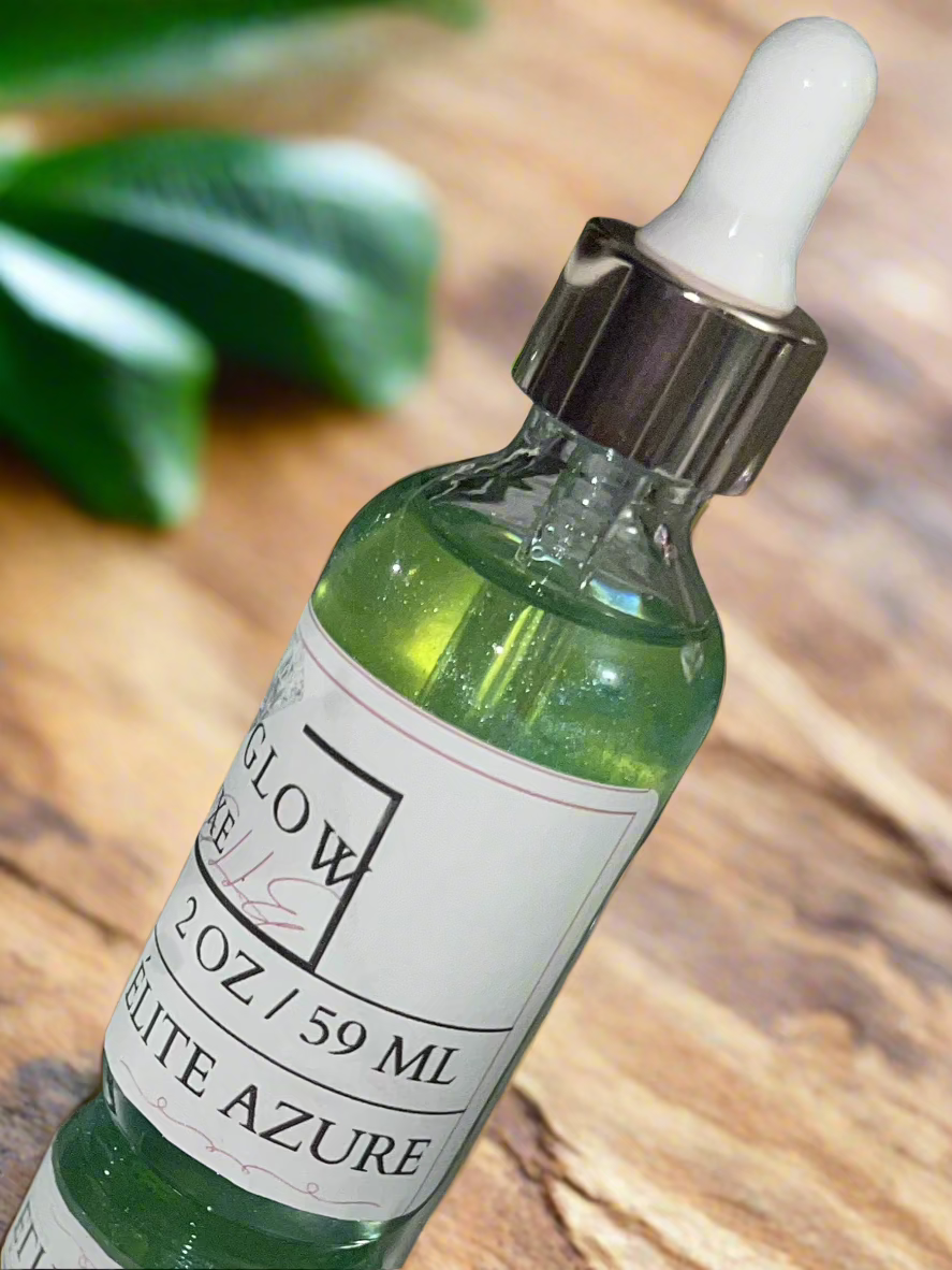 Luxe Lay'Elle Body Glow | Elite Azure | 2 Oz Bottle