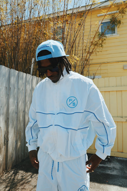 Lightweight Utility Windbreaker Jacket – Full Zip Streetwear Track Jacket - Rose In Concrete 🥀
