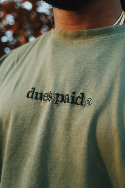 Oversized Graphic T-Shirt – “Dues Paid” Streetwear Tee – Relaxed Fit - Rose In Concrete 🥀