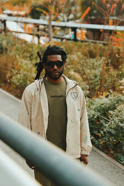 Oversized Graphic T-Shirt – “Dues Paid” Streetwear Tee – Relaxed Fit - Rose In Concrete 🥀