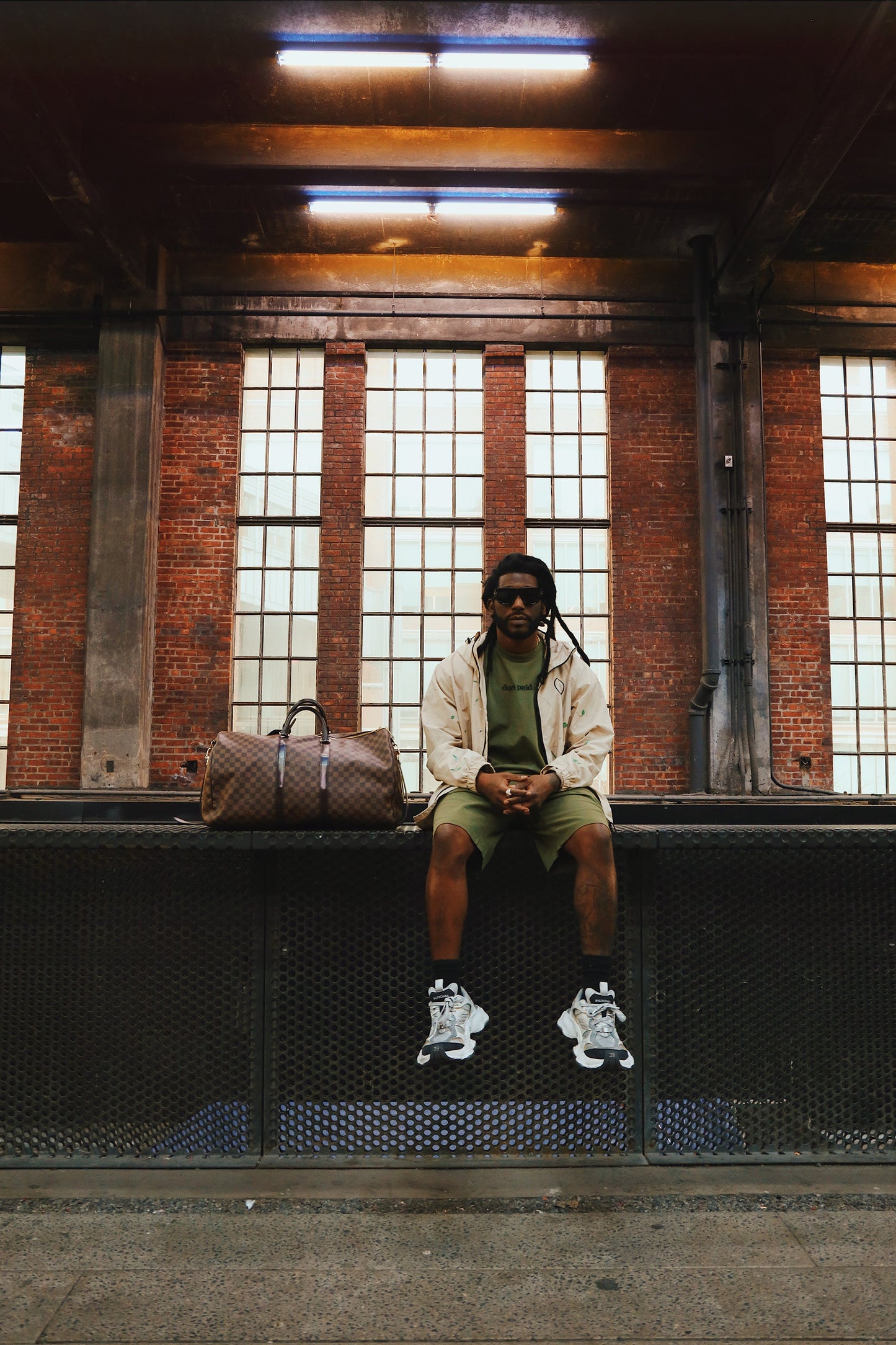 Oversized Streetwear Shorts – “Dues Paid” Matching Shorts – Relaxed Fit