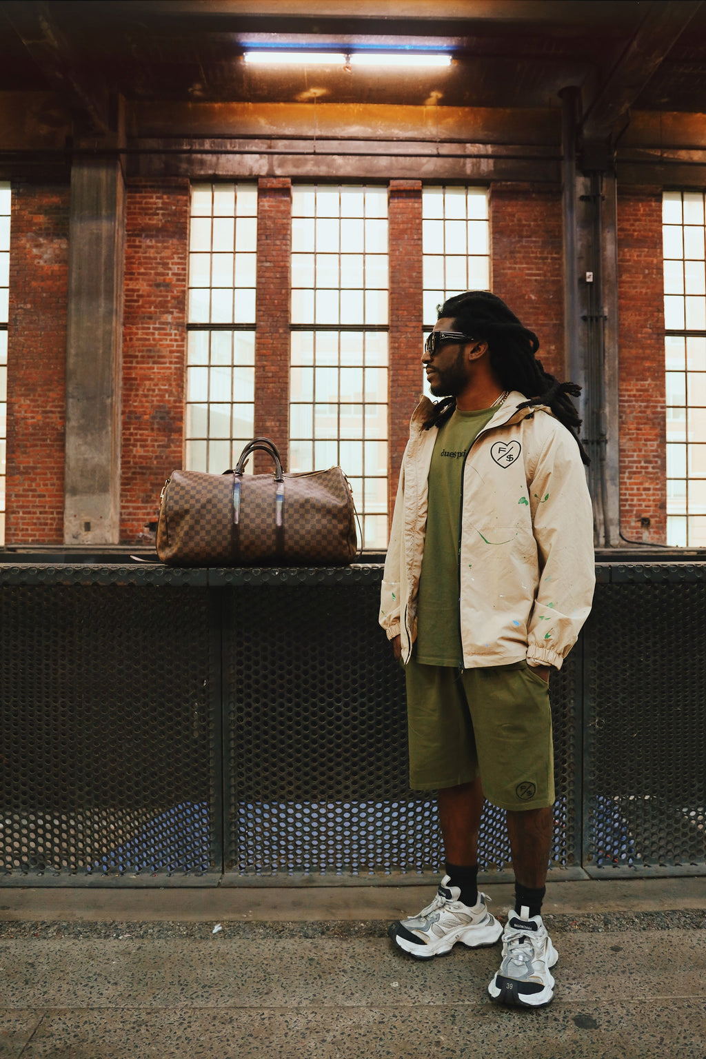 Oversized Streetwear Shorts – “Dues Paid” Matching Shorts – Relaxed Fit - Rose In Concrete 🥀
