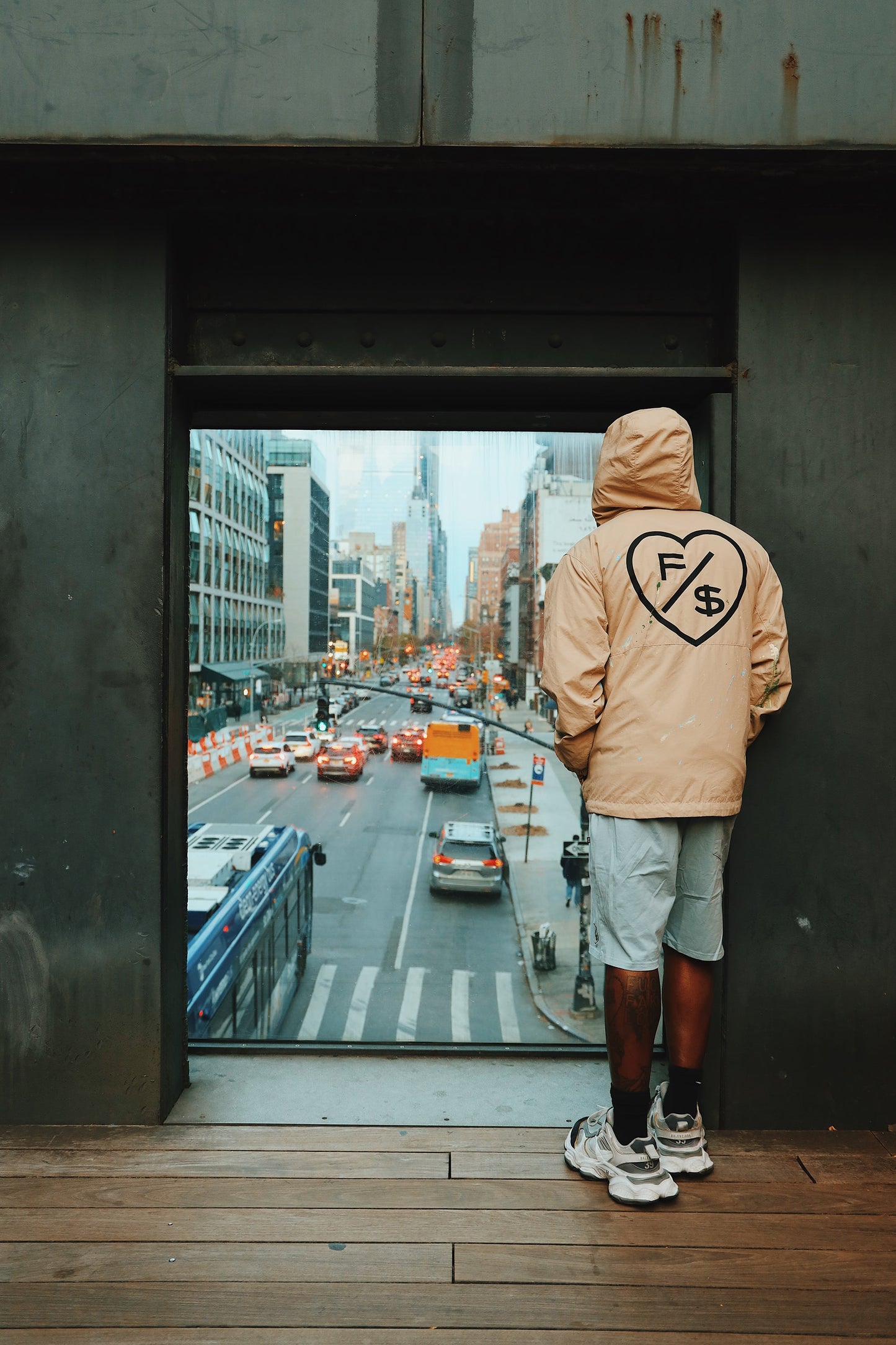 Oversized Streetwear Shorts – Hood Lover Graphic Shorts – Relaxed Fit