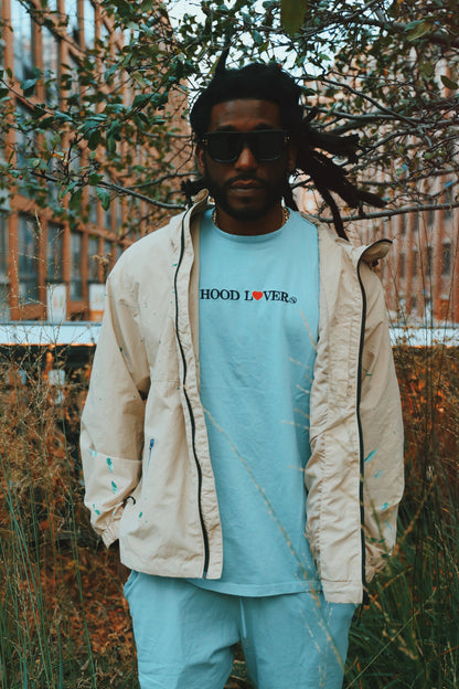 Oversized Streetwear Shorts – Hood Lover Graphic Shorts – Relaxed Fit - Rose In Concrete 🥀