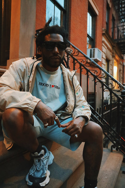 Oversized Graphic T-Shirt – Hood Lover Streetwear Tee – Relaxed Fit - Rose In Concrete 🥀