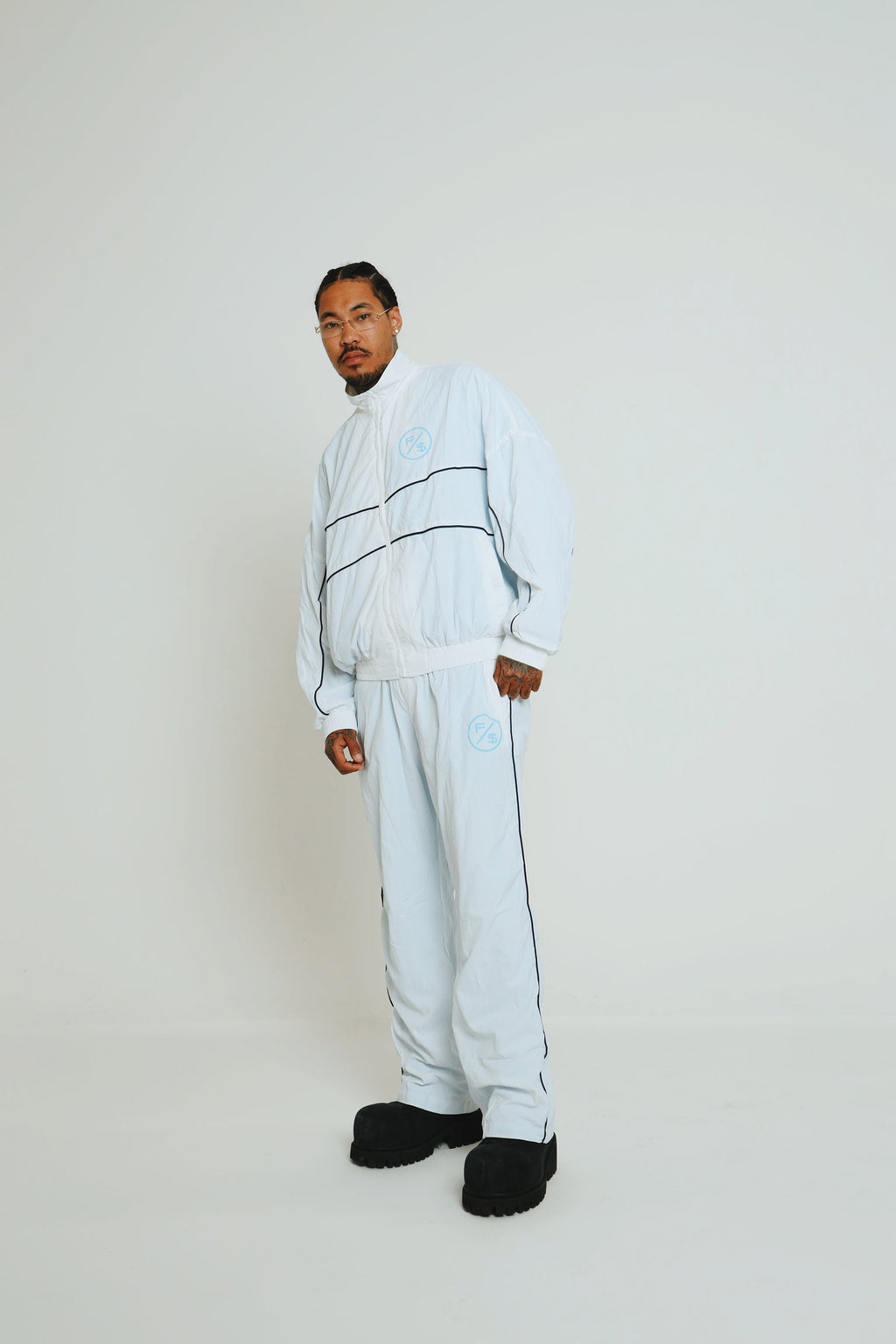 Lightweight Utility Track Pants – Slight Baggy Fit Streetwear Pants - Rose In Concrete 🥀