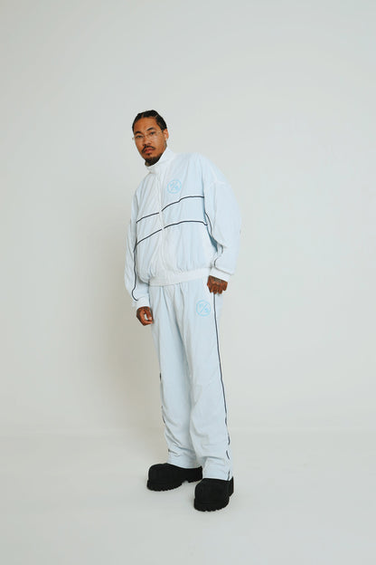 Lightweight Utility Track Pants – Slight Baggy Fit Streetwear Pants - Rose In Concrete 🥀