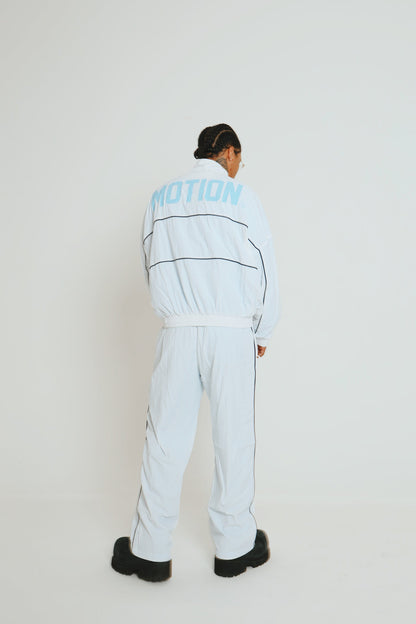 Lightweight Utility Track Pants – Slight Baggy Fit Streetwear Pants - Rose In Concrete 🥀