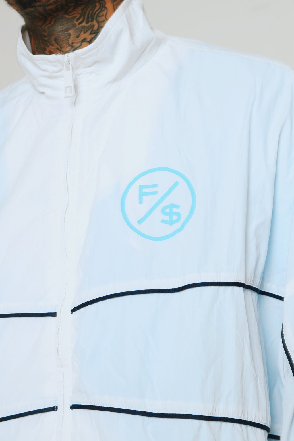 Lightweight Utility Windbreaker Jacket – Full Zip Streetwear Track Jacket - Rose In Concrete 🥀