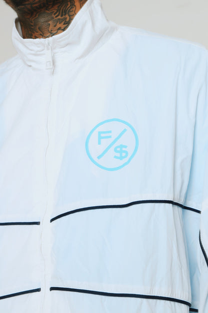 Lightweight Utility Windbreaker Jacket – Full Zip Streetwear Track Jacket - Rose In Concrete 🥀