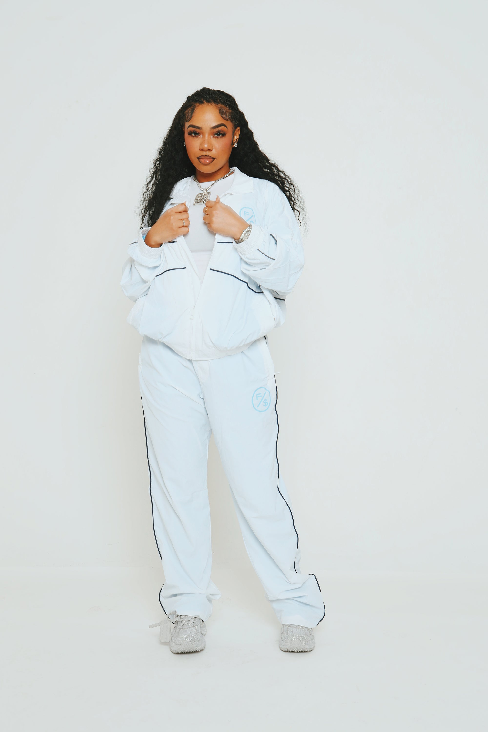 Lightweight Utility Track Pants – Slight Baggy Fit Streetwear Pants - Rose In Concrete 🥀