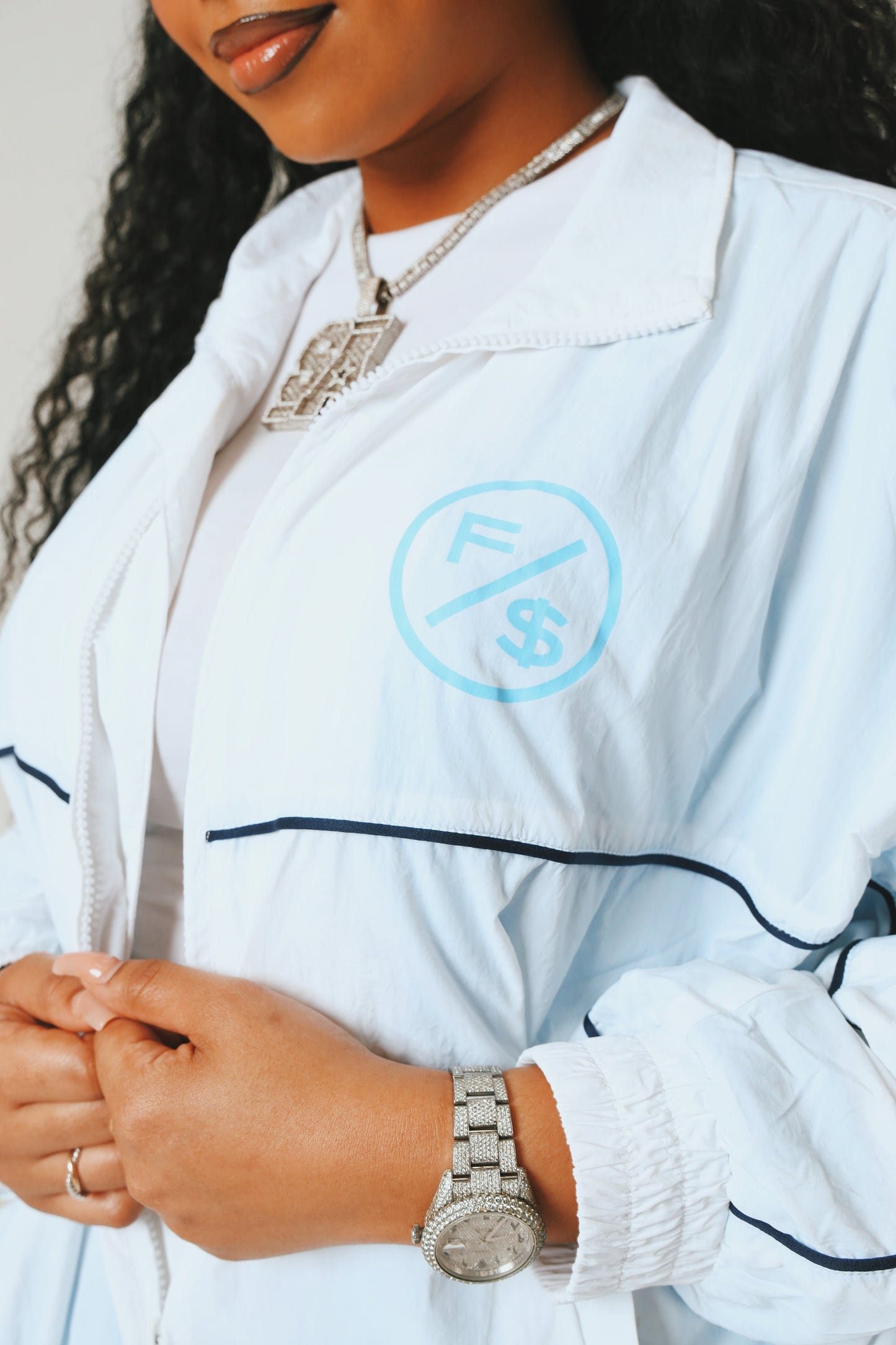 Lightweight Utility Windbreaker Jacket – Full Zip Streetwear Track Jacket