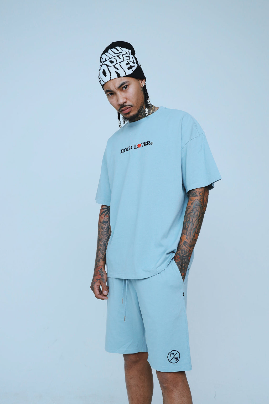Oversized Graphic T-Shirt – Hood Lover Streetwear Tee – Relaxed Fit - Rose In Concrete 🥀