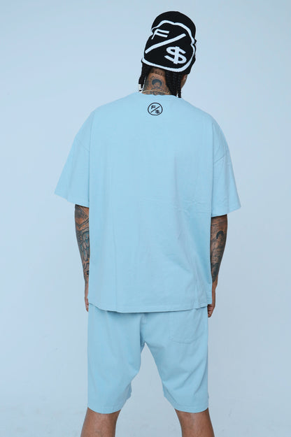Oversized Streetwear Shorts – Hood Lover Graphic Shorts – Relaxed Fit - Rose In Concrete 🥀