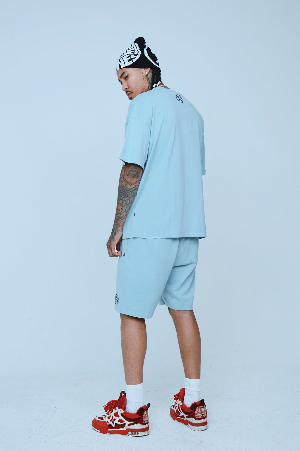 Oversized Streetwear Shorts – Hood Lover Graphic Shorts – Relaxed Fit - Rose In Concrete 🥀