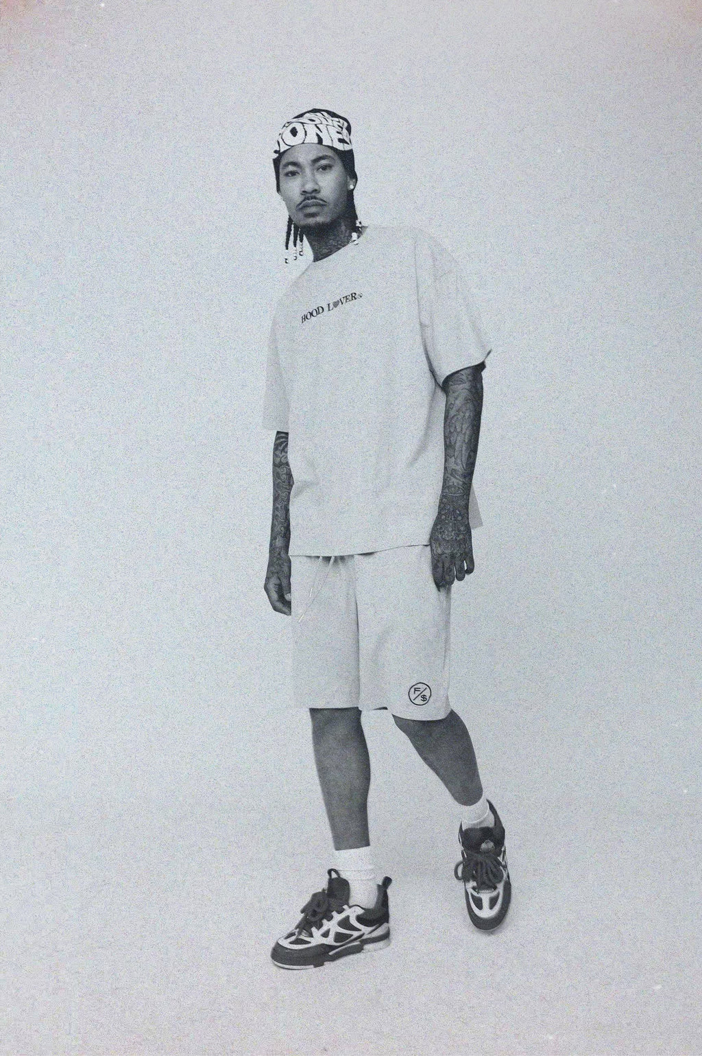 Oversized Graphic T-Shirt – Hood Lover Streetwear Tee – Relaxed Fit - Rose In Concrete 🥀