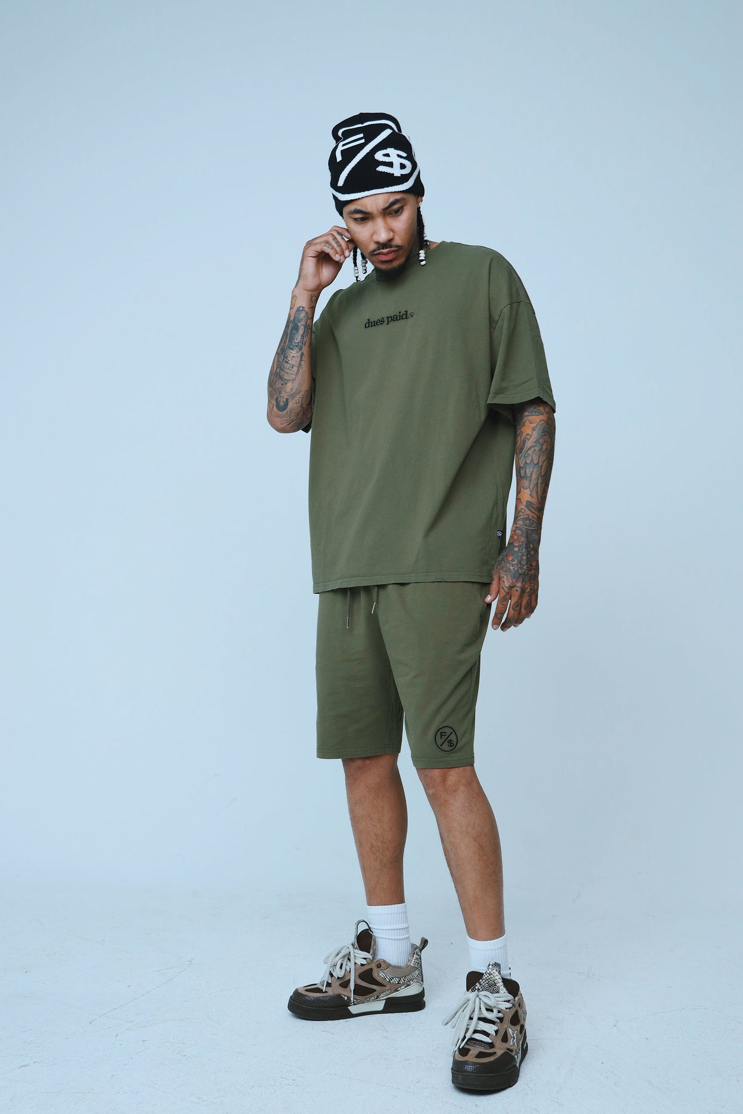 Oversized Graphic T-Shirt – “Dues Paid” Streetwear Tee – Relaxed Fit